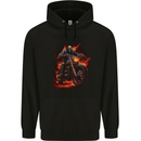 Skull Biker Motorcycle Motorbike Grim Reaper 24 Childrens Kids Hoodie Black