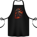 Skull Biker Motorcycle Motorbike Grim Reaper 24 Cotton Apron 100% Organic Black