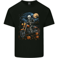 Skull Biker Motorcycle Motorbike Grim Reaper 27 Mens Cotton T-Shirt Tee Top Black