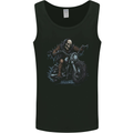 Skull Biker Motorcycle Motorbike Grim Reaper 28 Mens Vest Tank Top Black