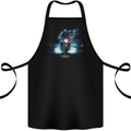 Skull Biker Motorcycle Motorbike Grim Reaper 29 Cotton Apron 100% Organic Black