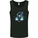 Skull Biker Motorcycle Motorbike Grim Reaper 29 Mens Vest Tank Top Black