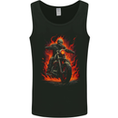Skull Biker Motorcycle Motorbike Grim Reaper 31 Mens Vest Tank Top Black