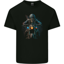 Skull Biker Motorcycle Motorbike Grim Reaper 32 Mens Cotton T-Shirt Tee Top Black