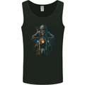 Skull Biker Motorcycle Motorbike Grim Reaper 32 Mens Vest Tank Top Black