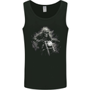 Skull Biker Motorcycle Motorbike Grim Reaper 5 Mens Vest Tank Top Black