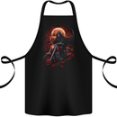Skull Biker Motorcycle Motorbike Grim Reaper 6 Cotton Apron 100% Organic Black
