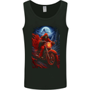 Skull Biker Motorcycle Motorbike Grim Reaper 7 Mens Vest Tank Top Black