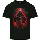 Skull Biker Motorcycle Motorbike Grim Reaper 8 Kids T-Shirt Childrens Black