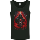 Skull Biker Motorcycle Motorbike Grim Reaper 8 Mens Vest Tank Top Black