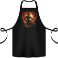 Skull Biker Motorcycle Motorbike Halloween 25 Cotton Apron 100% Organic Black