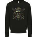 Skull From the Darkness Mens Sweatshirt Jumper Black