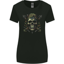 Skull From the Darkness Womens Wider Cut T-Shirt Black
