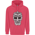 Skull Helmet Medieval  Fantasy Knight Childrens Kids Hoodie Heliconia