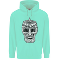Skull Helmet Medieval  Fantasy Knight Childrens Kids Hoodie Peppermint