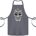 Skull Helmet Medieval  Fantasy Knight Cotton Apron 100% Organic Steel