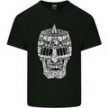 Skull Helmet Medieval  Fantasy Knight Kids T-Shirt Childrens Black