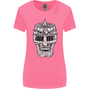 Skull Helmet Medieval  Fantasy Knight Womens Wider Cut T-Shirt Azalea