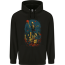 Skull Jumper Fantasy Basketball Player Mens 80% Cotton Hoodie Black