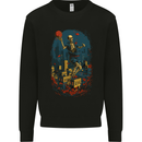 Skull Jumper Fantasy Basketball Player Mens Sweatshirt Jumper Black