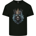 Skull King Mens Cotton T-Shirt Tee Top Black