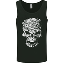 Skull Made of Skulls Heavy Metal Rock Music Mens Vest Tank Top Black