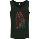 Skull Punk From Hell Grim Reaper Skull Mens Vest Tank Top Black