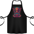 Skull Resurrection Cotton Apron 100% Organic Black