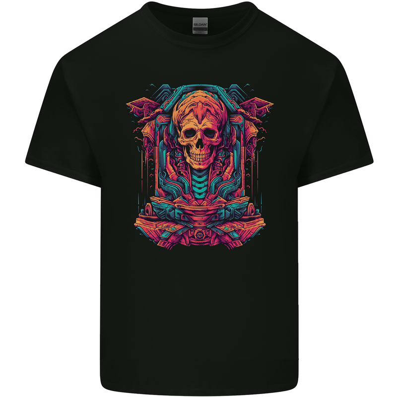 Skull Resurrection Kids T-Shirt Childrens Black