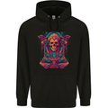 Skull Resurrection Mens 80% Cotton Hoodie Black