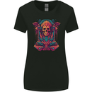 Skull Resurrection Womens Wider Cut T-Shirt Black