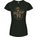 Skull Rider Motorcycle Biker Motorbike Womens Petite Cut T-Shirt