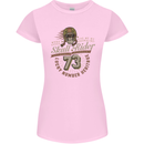 Skull Rider Motorcycle Biker Motorbike Womens Petite Cut T-Shirt