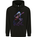 Skull Rocker Rock n Roll Heavy Metal Electric Guitar Mens 80% Cotton Hoodie Black