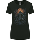 Skulls of Hell Grim Reaper Womens Wider Cut T-Shirt Black