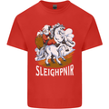 Sleighpnir Funny Viking Christmas Xmas Sleipnir Kids T-Shirt Childrens Red
