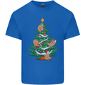 Sloth Christmas Tree Xmas Kids T-Shirt Childrens Royal Blue