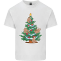 Sloth Christmas Tree Xmas Kids T-Shirt Childrens White