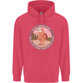 Sloth Hiking Team Funny Trekking Walking Childrens Kids Hoodie Heliconia