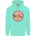 Sloth Hiking Team Funny Trekking Walking Childrens Kids Hoodie Peppermint