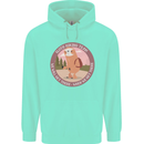 Sloth Hiking Team Funny Trekking Walking Childrens Kids Hoodie Peppermint