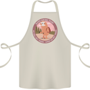 Sloth Hiking Team Funny Trekking Walking Cotton Apron 100% Organic Natural