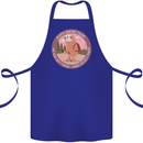 Sloth Hiking Team Funny Trekking Walking Cotton Apron 100% Organic Royal Blue
