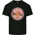 Sloth Hiking Team Funny Trekking Walking Kids T-Shirt Childrens Black