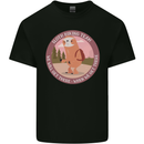 Sloth Hiking Team Funny Trekking Walking Kids T-Shirt Childrens Black