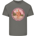 Sloth Hiking Team Funny Trekking Walking Kids T-Shirt Childrens Charcoal
