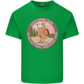 Sloth Hiking Team Funny Trekking Walking Kids T-Shirt Childrens Irish Green