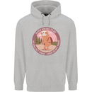 Sloth Hiking Team Funny Trekking Walking Mens 80% Cotton Hoodie Sports Grey