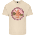 Sloth Hiking Team Funny Trekking Walking Mens Cotton T-Shirt Tee Top Natural