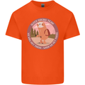 Sloth Hiking Team Funny Trekking Walking Mens Cotton T-Shirt Tee Top Orange